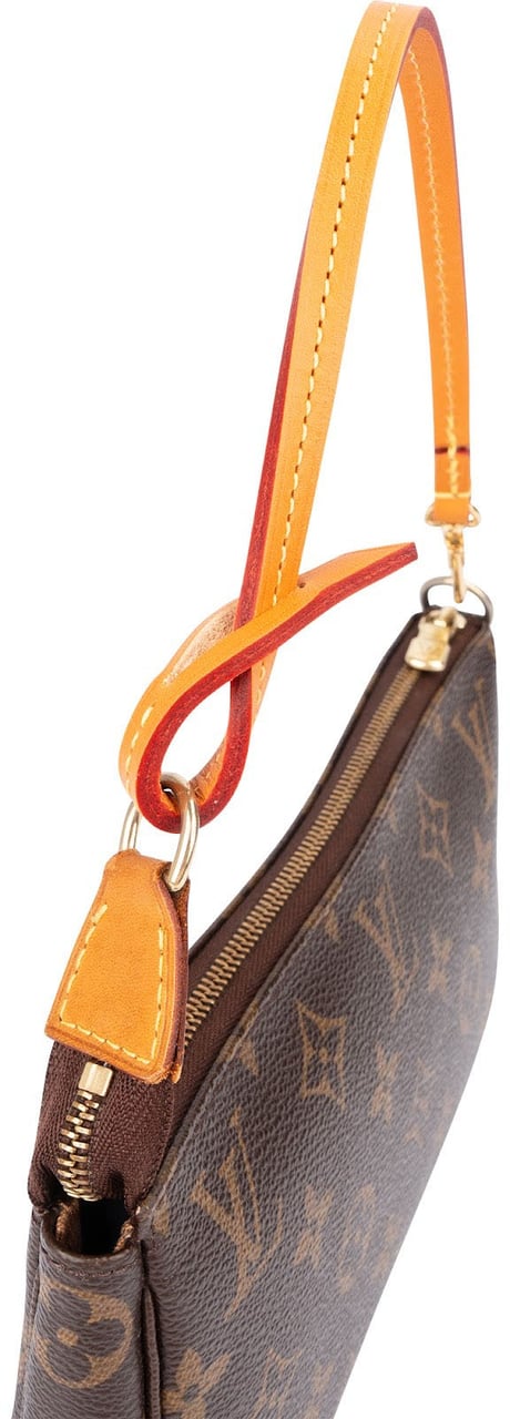 Louis Vuitton Monogram Canvas Pochette Accessoires Handbag Bruin