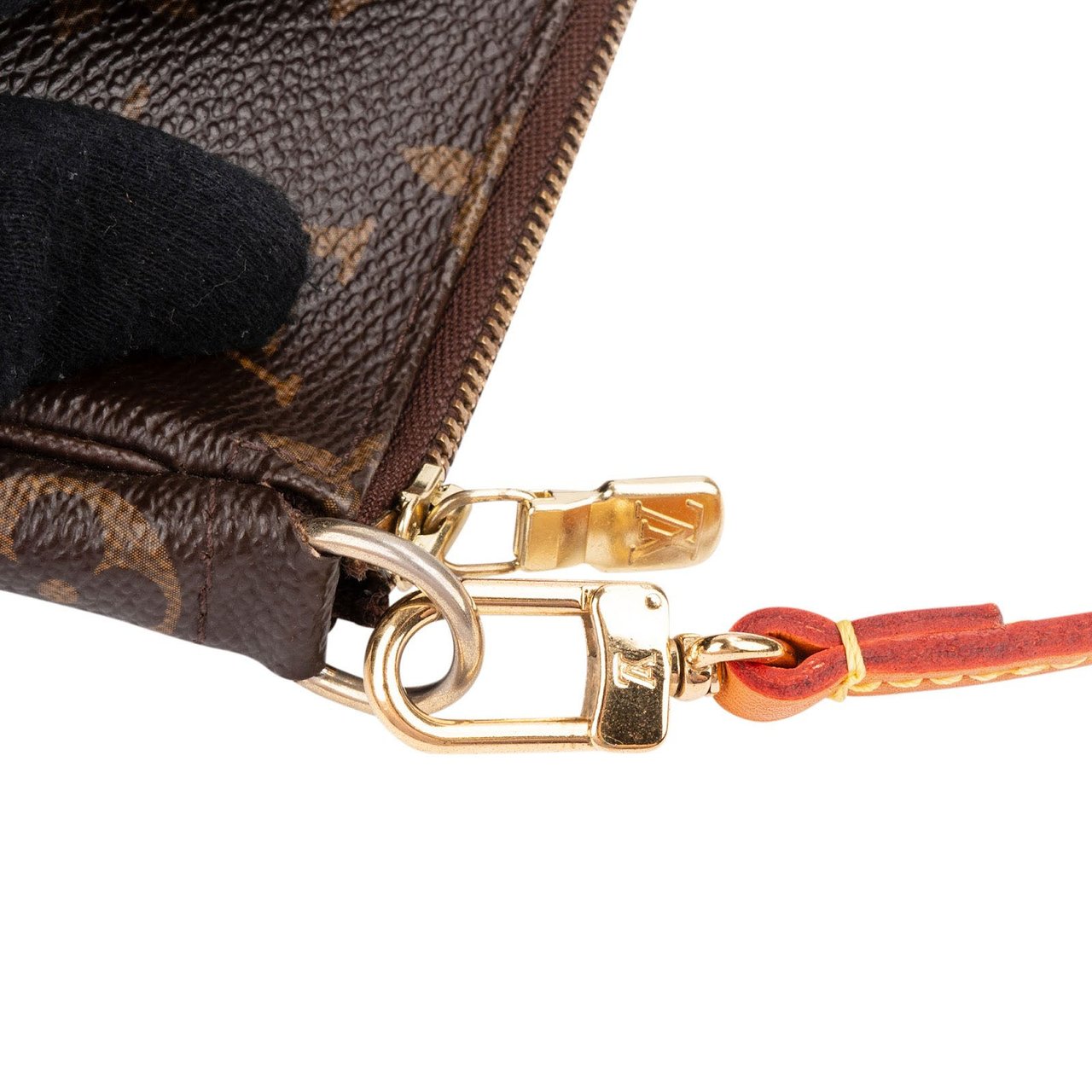 Louis Vuitton Monogram Canvas Pochette Accessoires Handbag Bruin