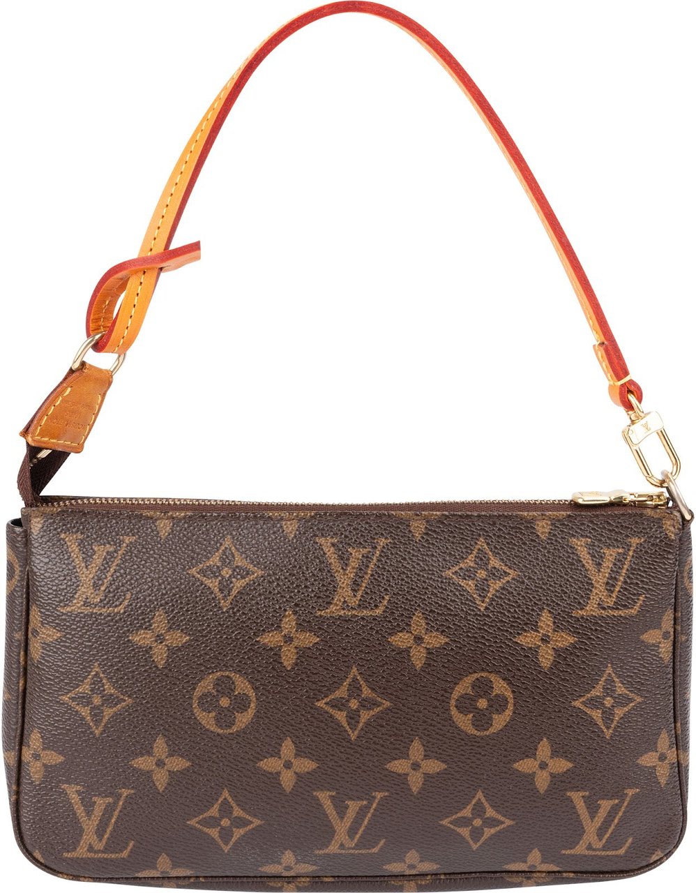 Louis Vuitton Monogram Canvas Pochette Accessoires Handbag Bruin