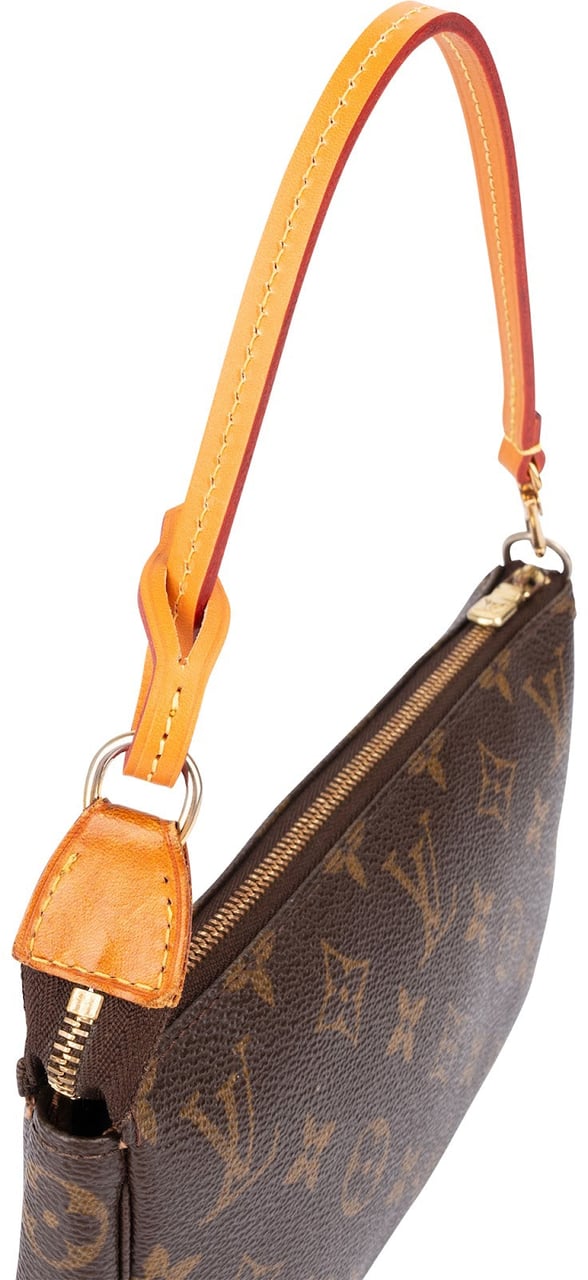 Louis Vuitton Monogram Canvas Pochette Accessoires Handbag Bruin