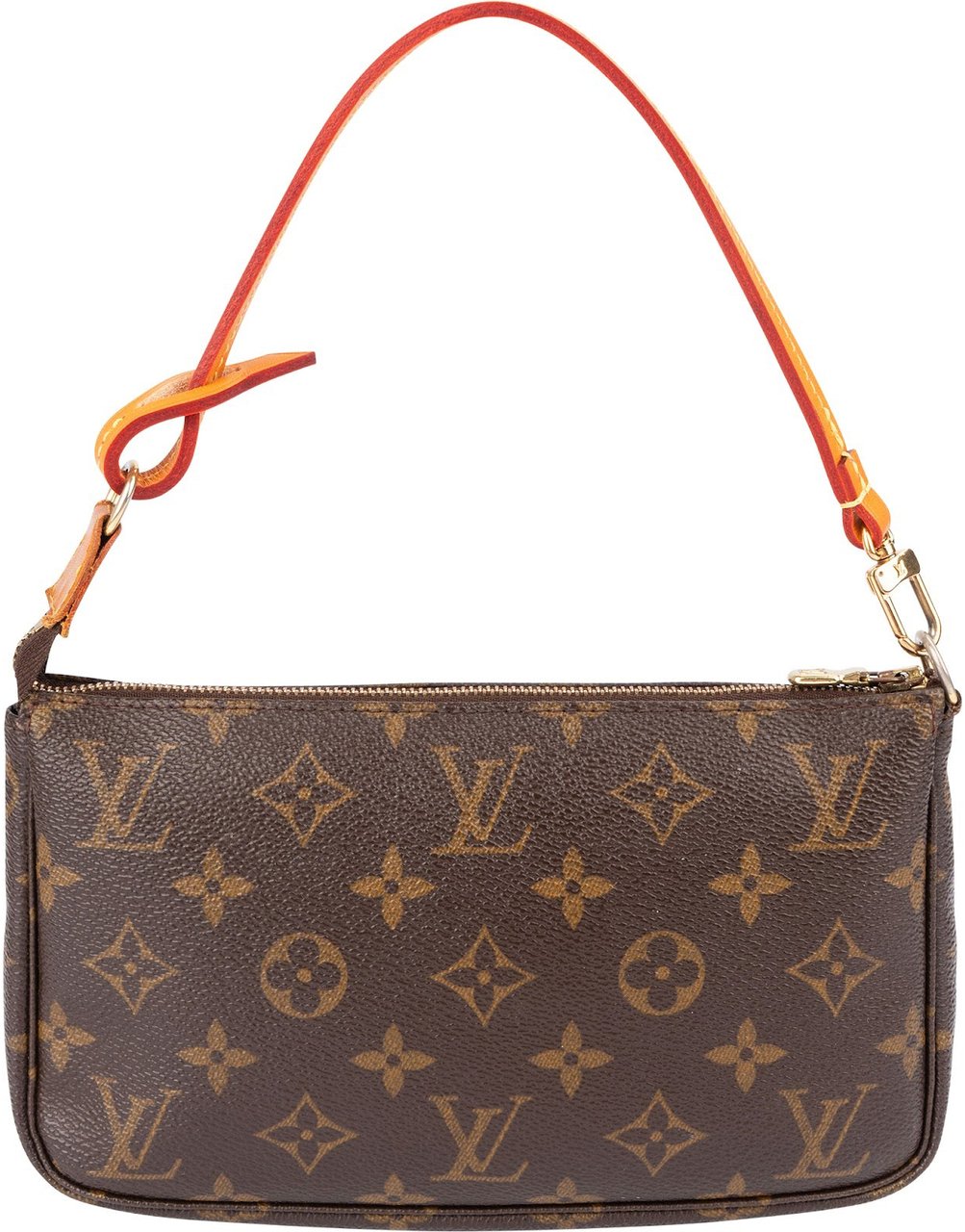 Louis Vuitton Monogram Canvas Pochette Accessoires Handbag Bruin