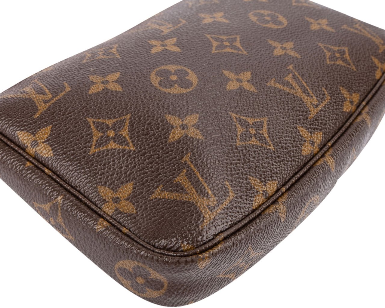 Louis Vuitton Monogram Canvas Pochette Accessoires Handbag Bruin