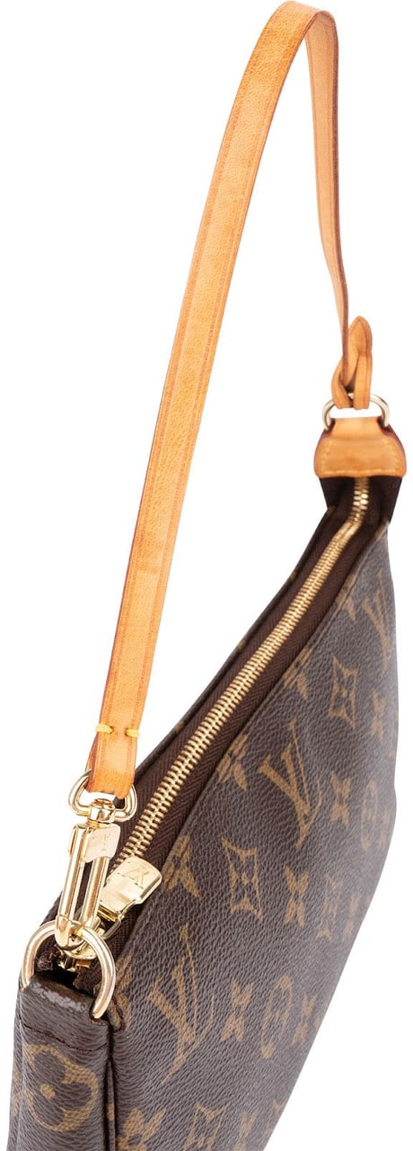 Louis Vuitton Monogram Canvas Pochette Accessoires Handbag Bruin