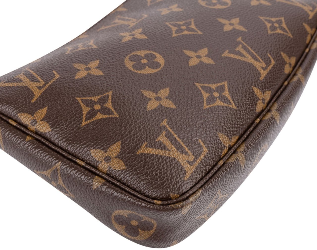 Louis Vuitton Monogram Canvas Pochette Accessoires Handbag Bruin