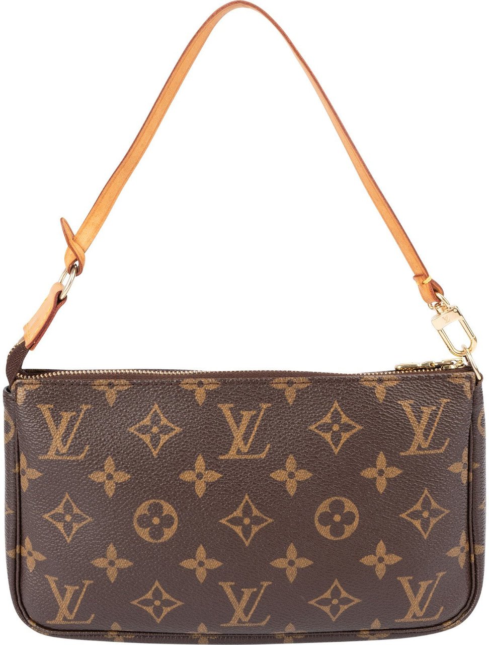 Louis Vuitton Monogram Canvas Pochette Accessoires Handbag Bruin