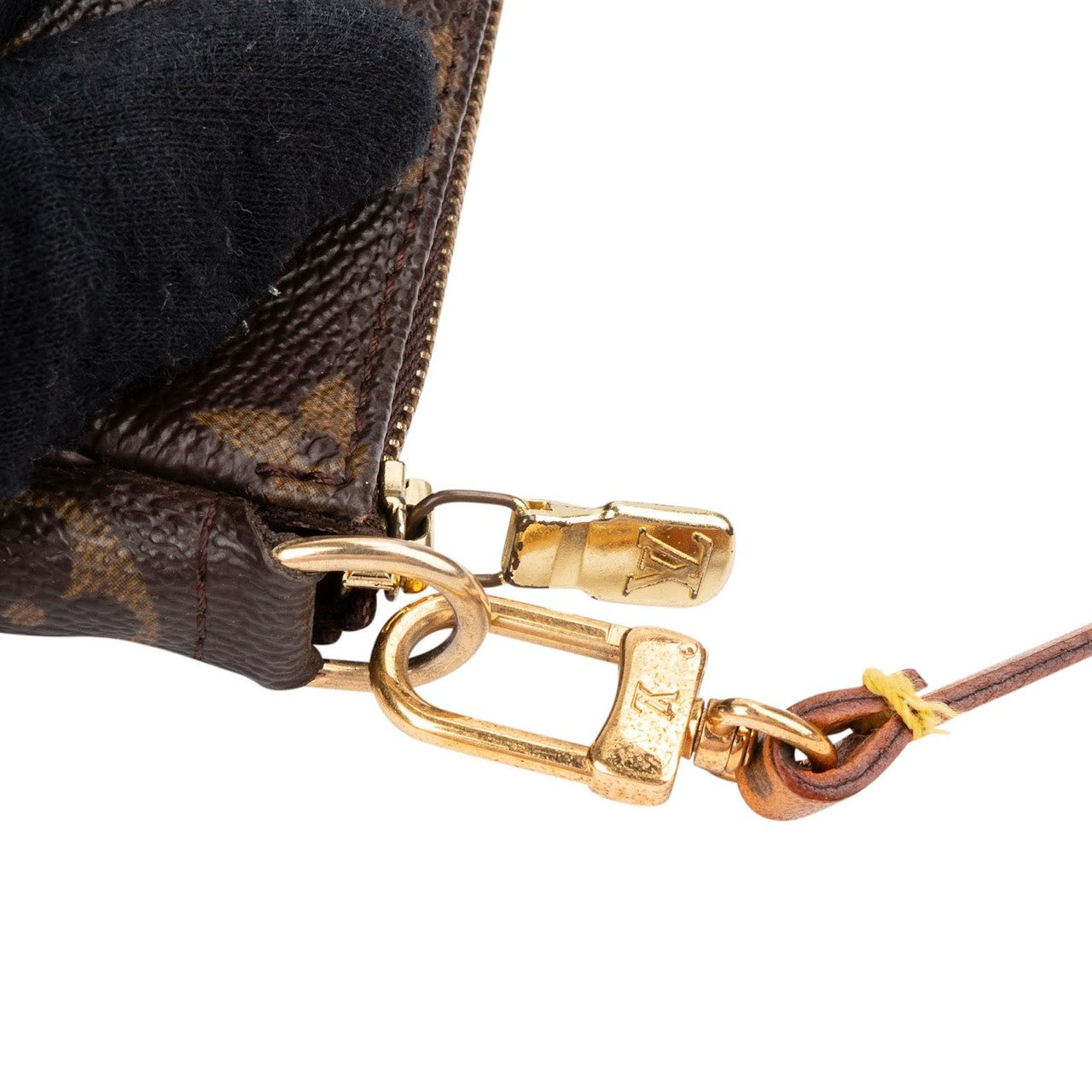 Louis Vuitton Monogram Canvas Pochette Accessoires Handbag Bruin