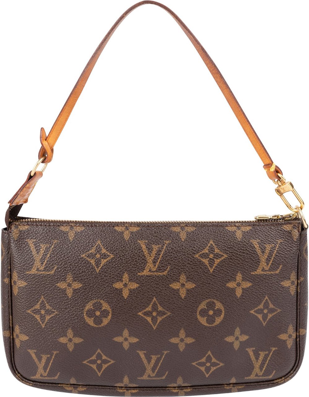 Louis Vuitton Monogram Canvas Pochette Accessoires Handbag Bruin