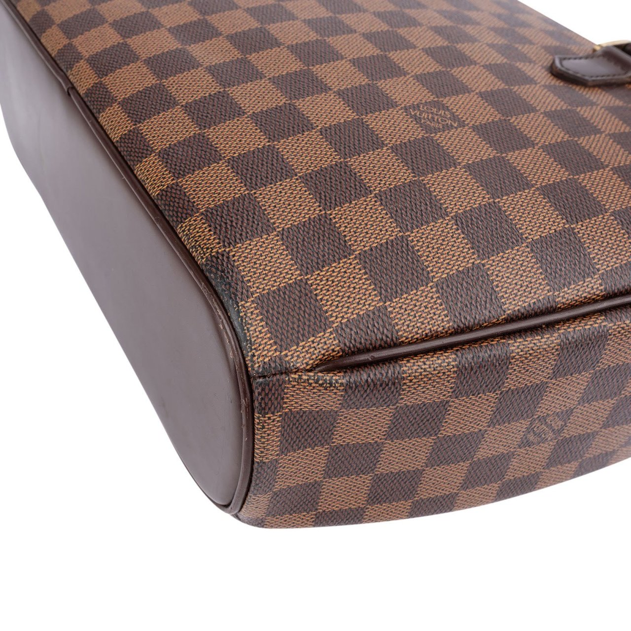 Louis Vuitton Monogram Damier Ebene Sarria Handbag Bruin