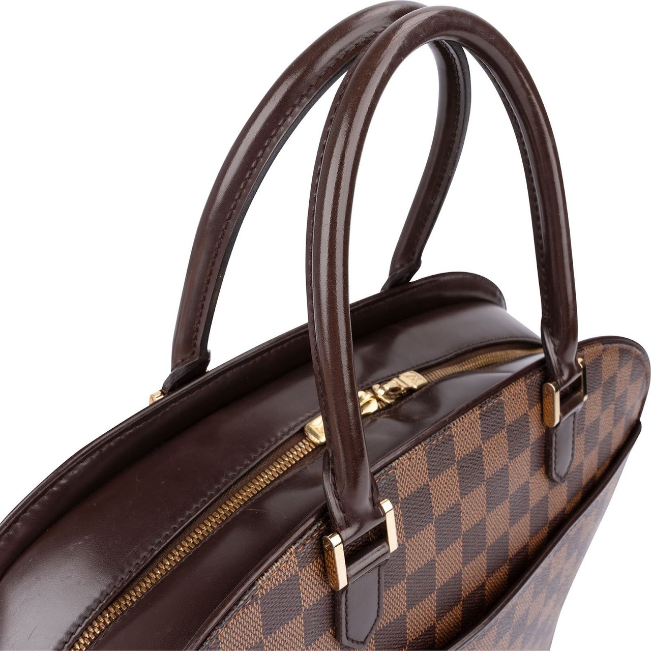 Louis Vuitton Monogram Damier Ebene Sarria Handbag Bruin
