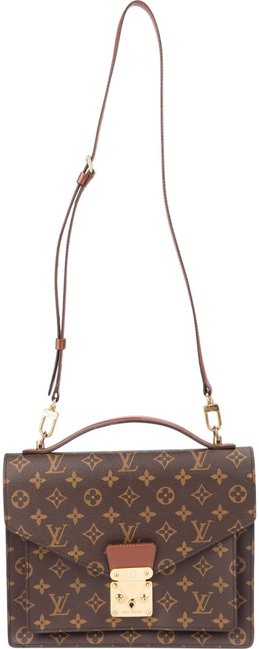 Louis Vuitton Monogram Canvas Monceau Handbag Bruin