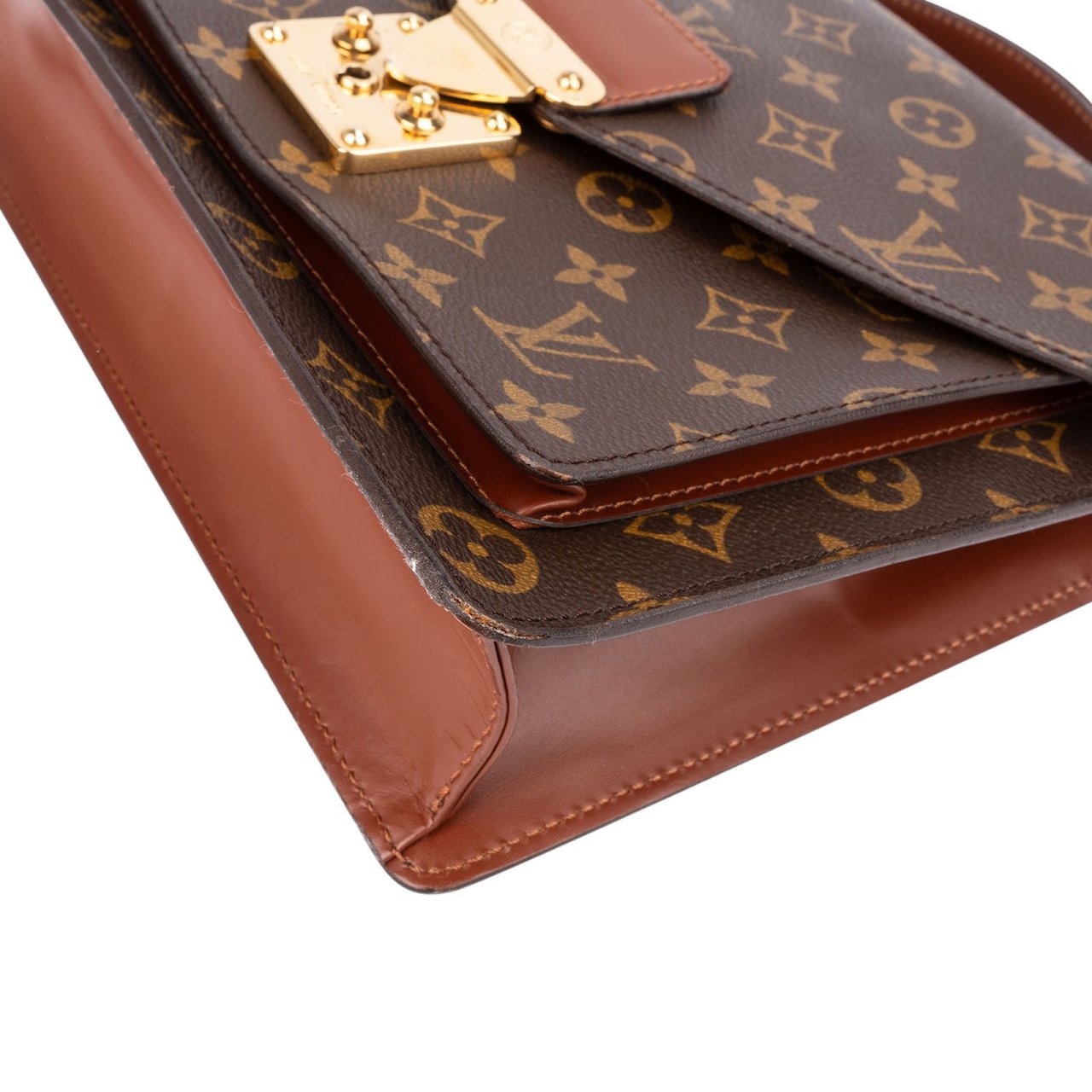 Louis Vuitton Monogram Canvas Monceau Handbag Bruin