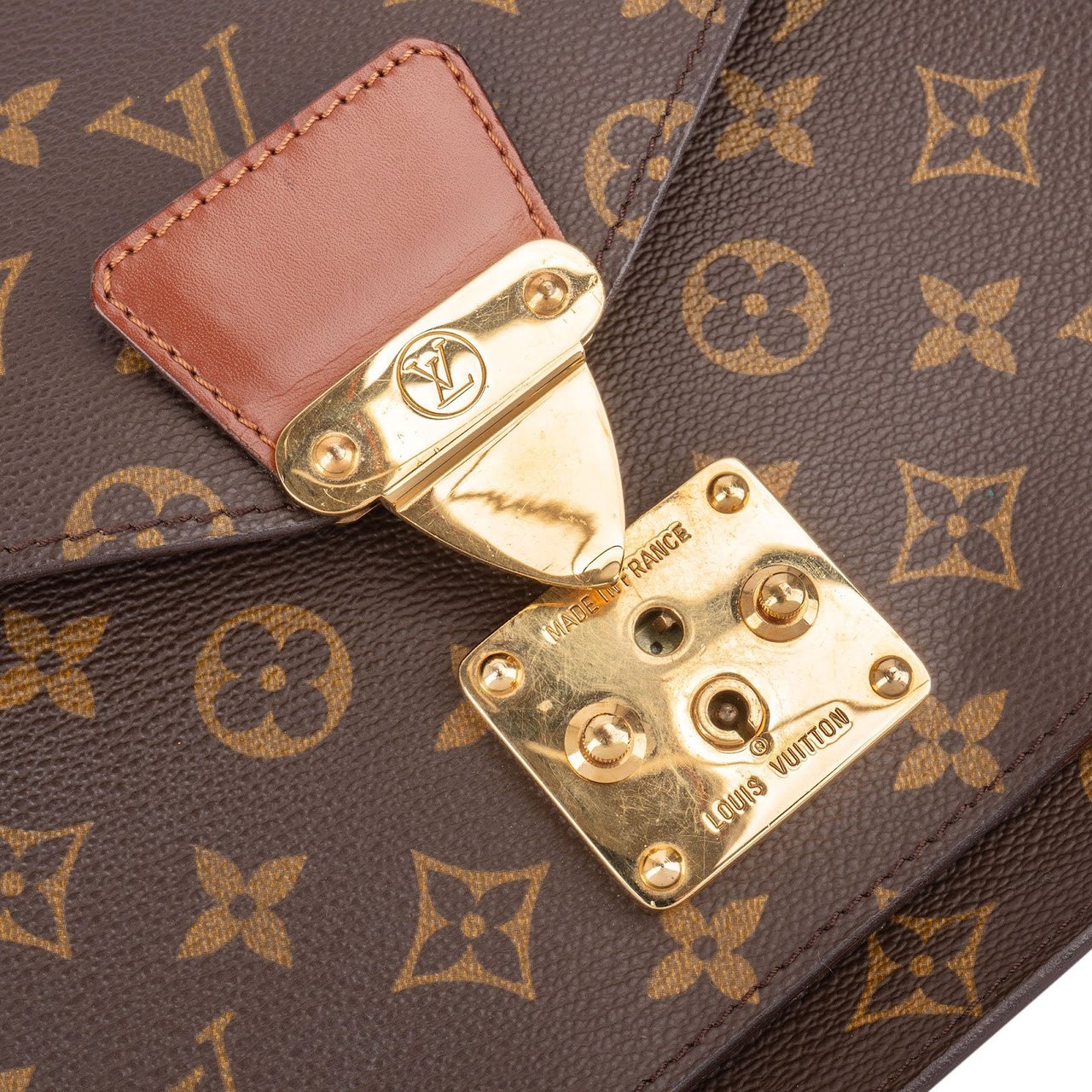 Louis Vuitton Monogram Canvas Monceau Handbag Bruin