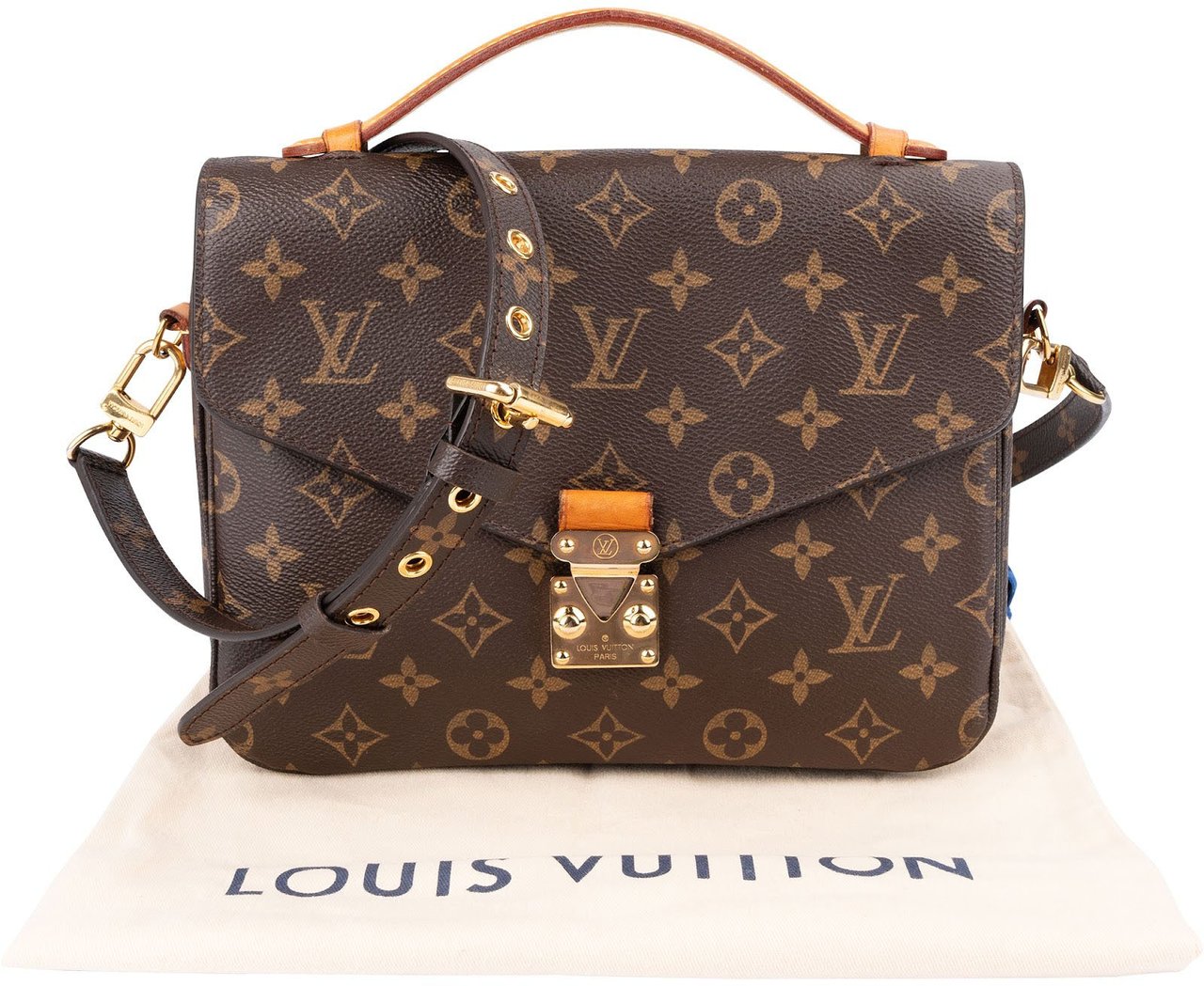 Louis Vuitton Monogram Canvas Metis Handbag Bruin