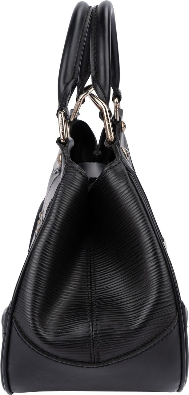 Louis Vuitton Noir Epi Leather Montaigne BB Handbag Zwart