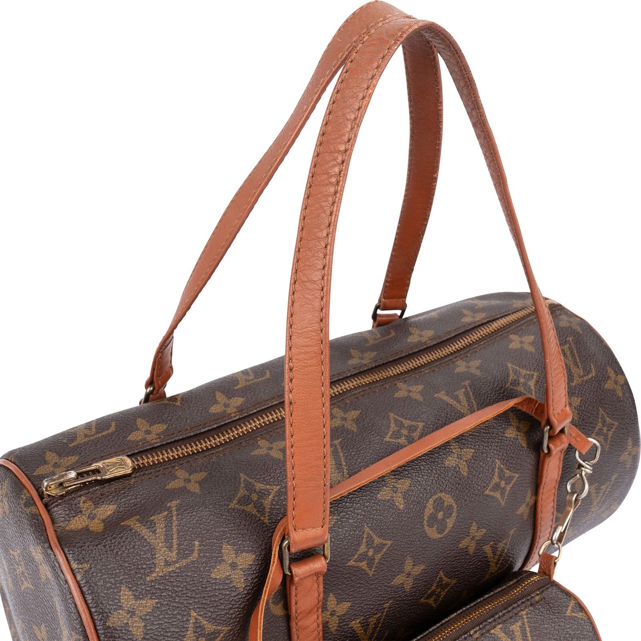 Louis Vuitton Monogram Canvas Papillon Set Handbag Bruin