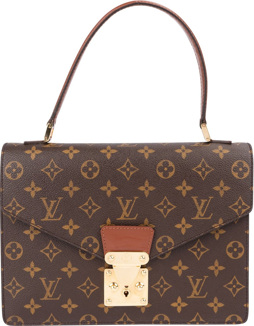 Louis Vuitton Monogram Canvas Concorde Handbag Bruin