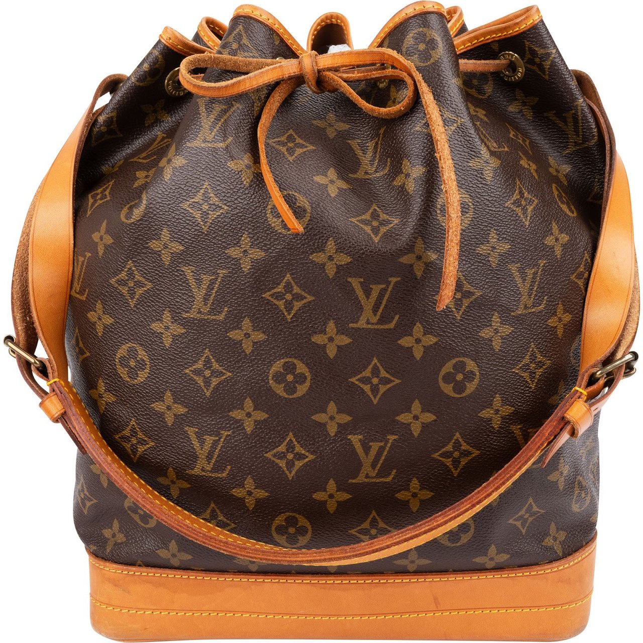 Louis Vuitton Monogram Canvas Sac Noé Grande Shoulder Bag Bruin