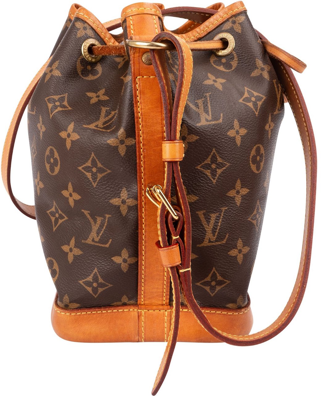 Louis Vuitton Monogram Canvas Sac Noé BB Crossbody Bag Bruin