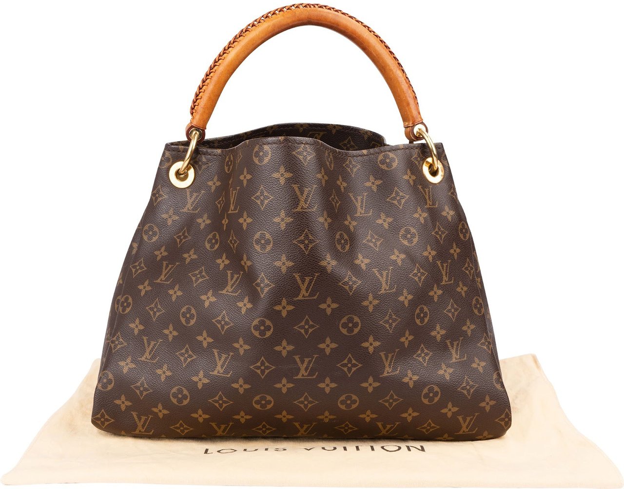 Louis Vuitton Monogram Canvas Artsy MM Shoulder Bag Bruin