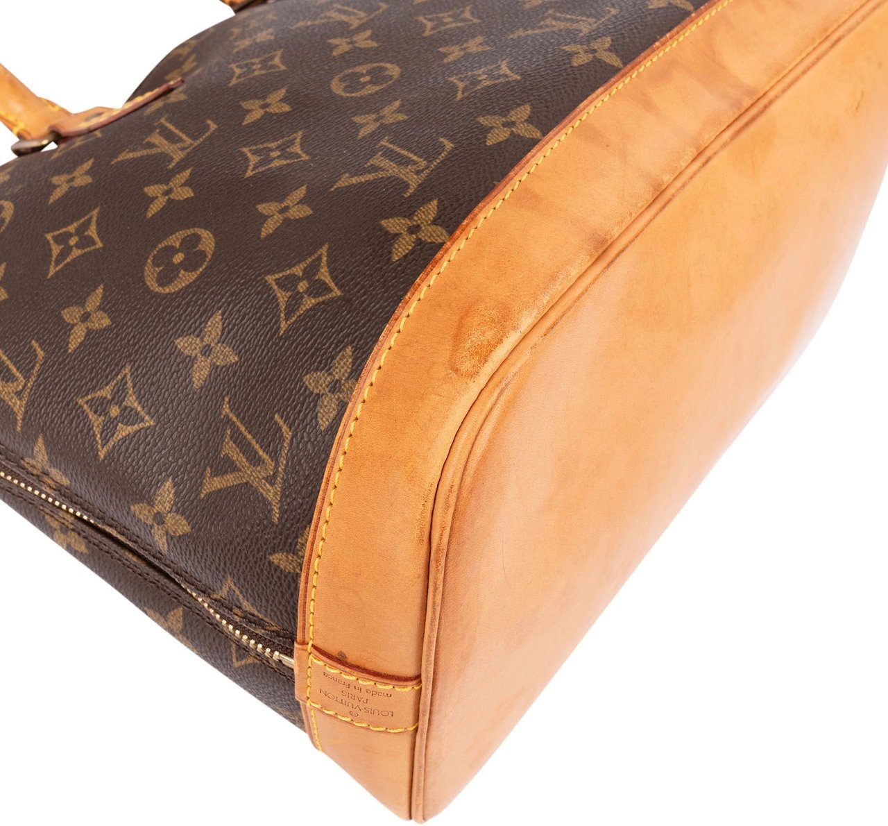 Louis Vuitton Monogram Canvas Alma PM Handbag Bruin