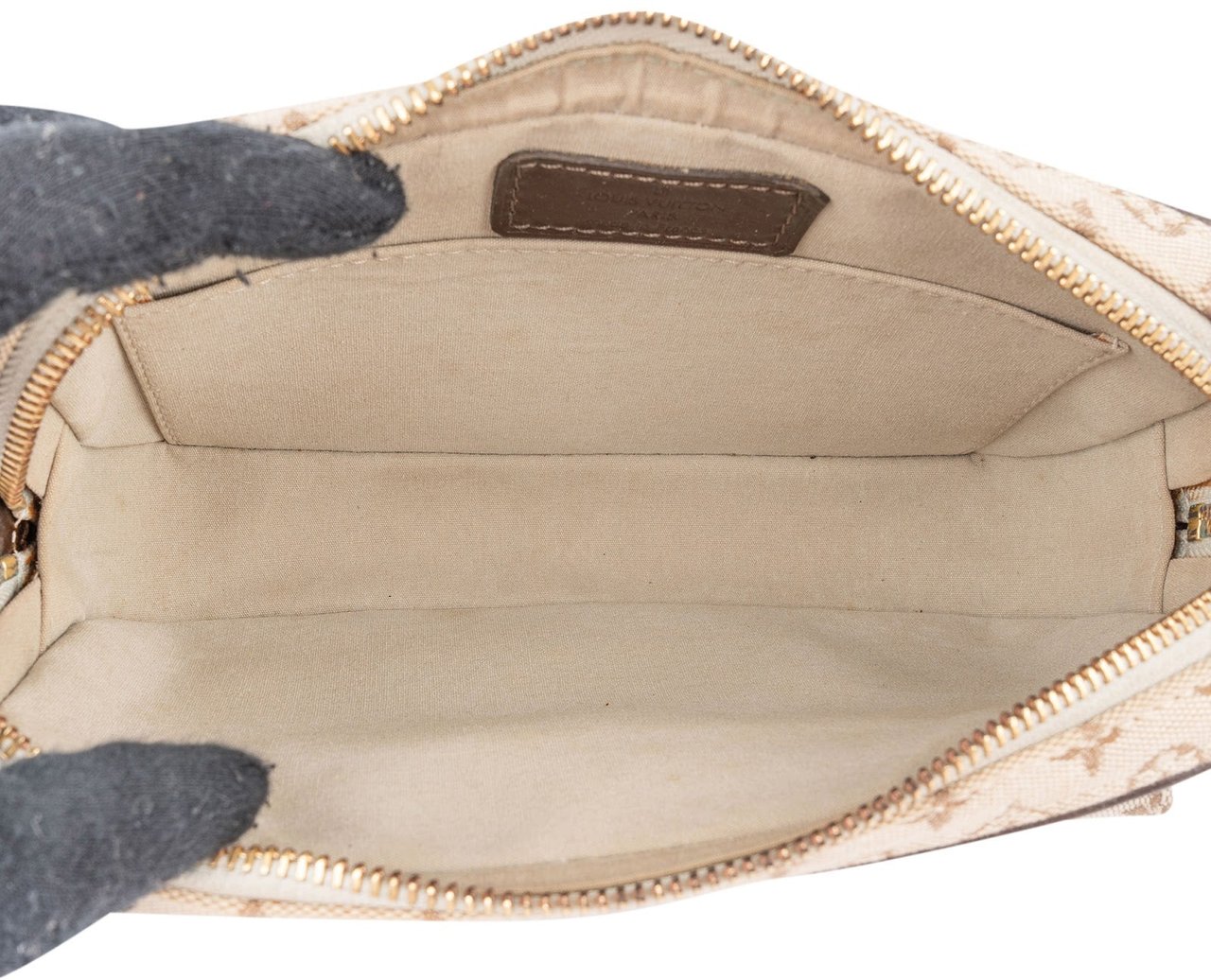 Louis Vuitton Monogram Mini Lin Juliette Crossbody Bag Donkergrijs