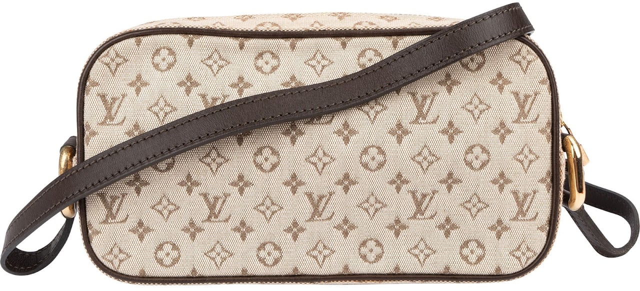 Louis Vuitton Monogram Mini Lin Juliette Crossbody Bag Donkergrijs