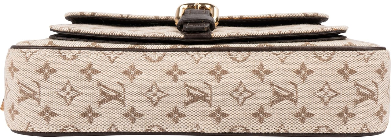 Louis Vuitton Monogram Mini Lin Juliette Crossbody Bag Donkergrijs