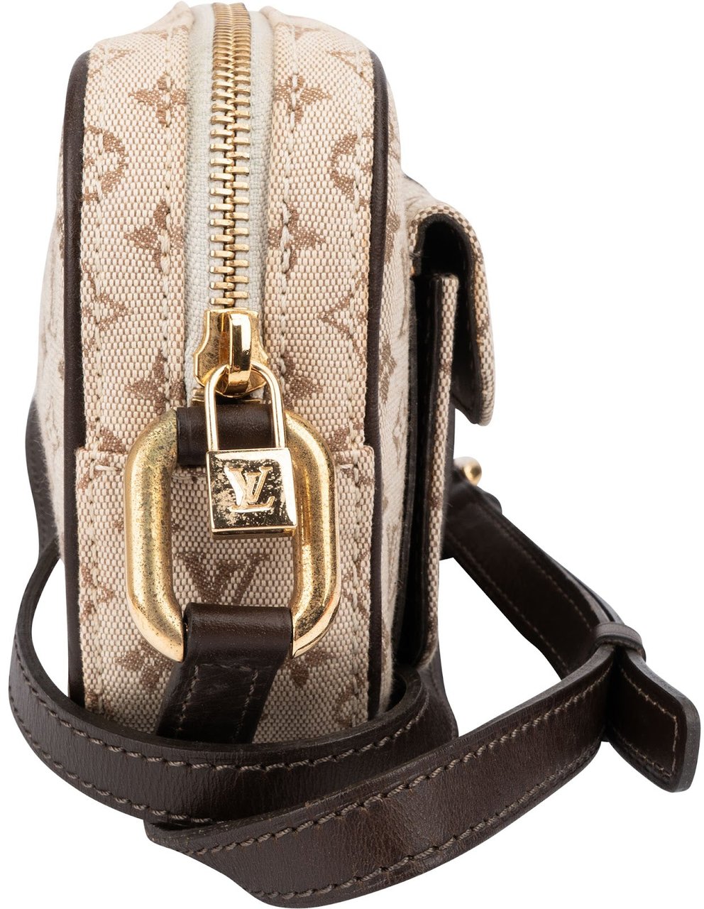 Louis Vuitton Monogram Mini Lin Juliette Crossbody Bag Donkergrijs
