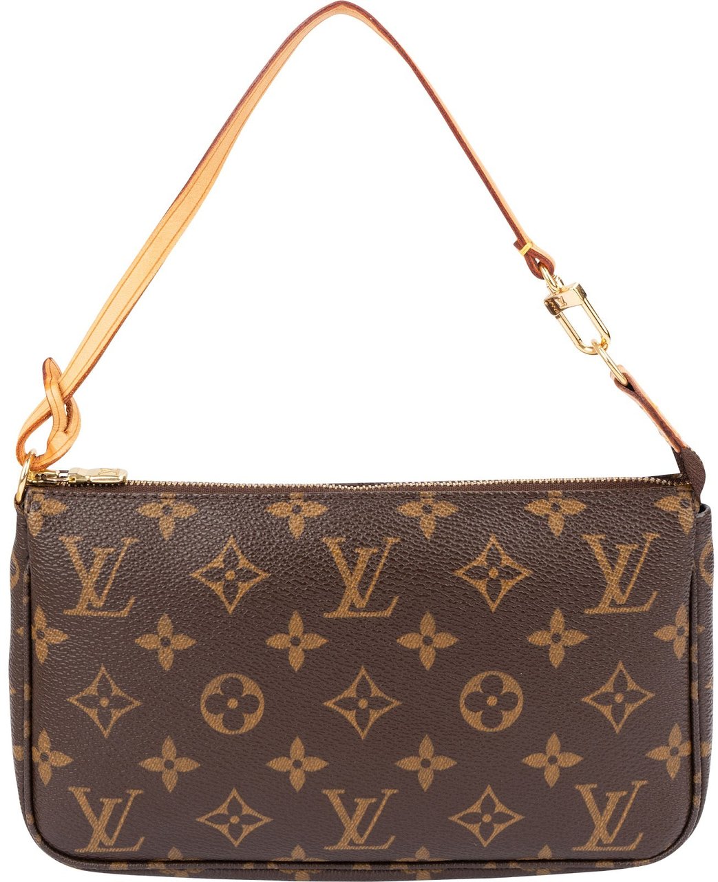 Louis Vuitton Monogram Canvas Pochette Accessoires Handbag Bruin