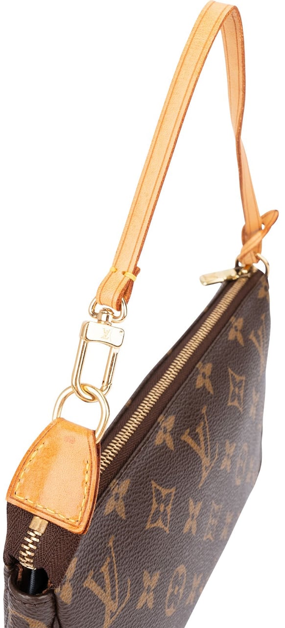 Louis Vuitton Monogram Canvas Pochette Accessoires Handbag Bruin