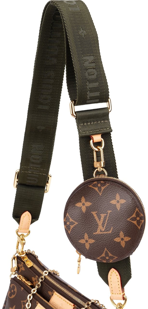 Louis Vuitton Monogram Canvas Multi Pochette Accessoires Crossbody Bag Bruin