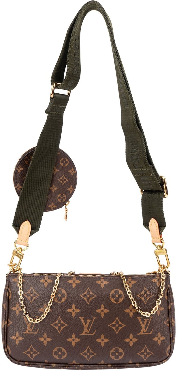 Louis Vuitton Monogram Canvas Multi Pochette Accessoires Crossbody Bag Bruin