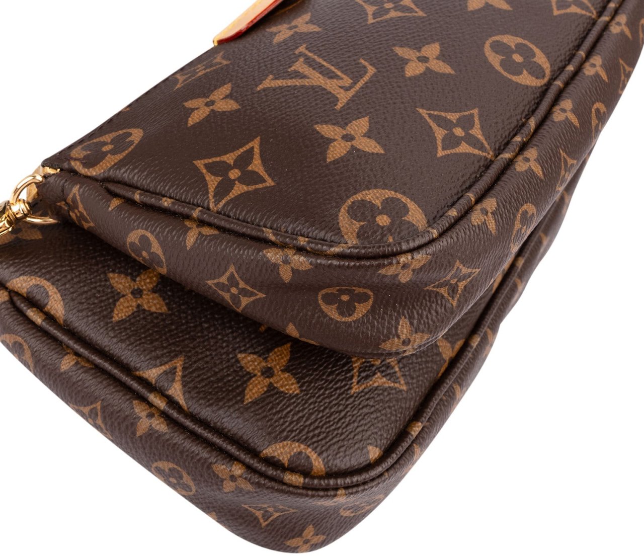 Louis Vuitton Monogram Canvas Multi Pochette Accessoires Crossbody Bag Bruin