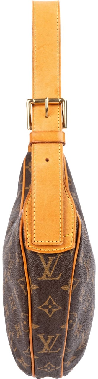Louis Vuitton Monogram Canvas Croissant MM Shoulder Bag Bruin