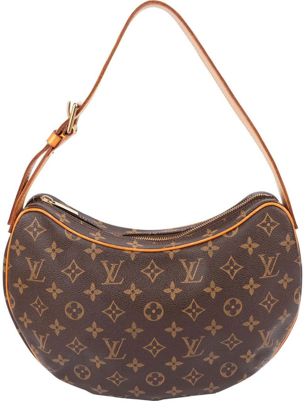 Louis Vuitton Monogram Canvas Croissant MM Shoulder Bag Bruin