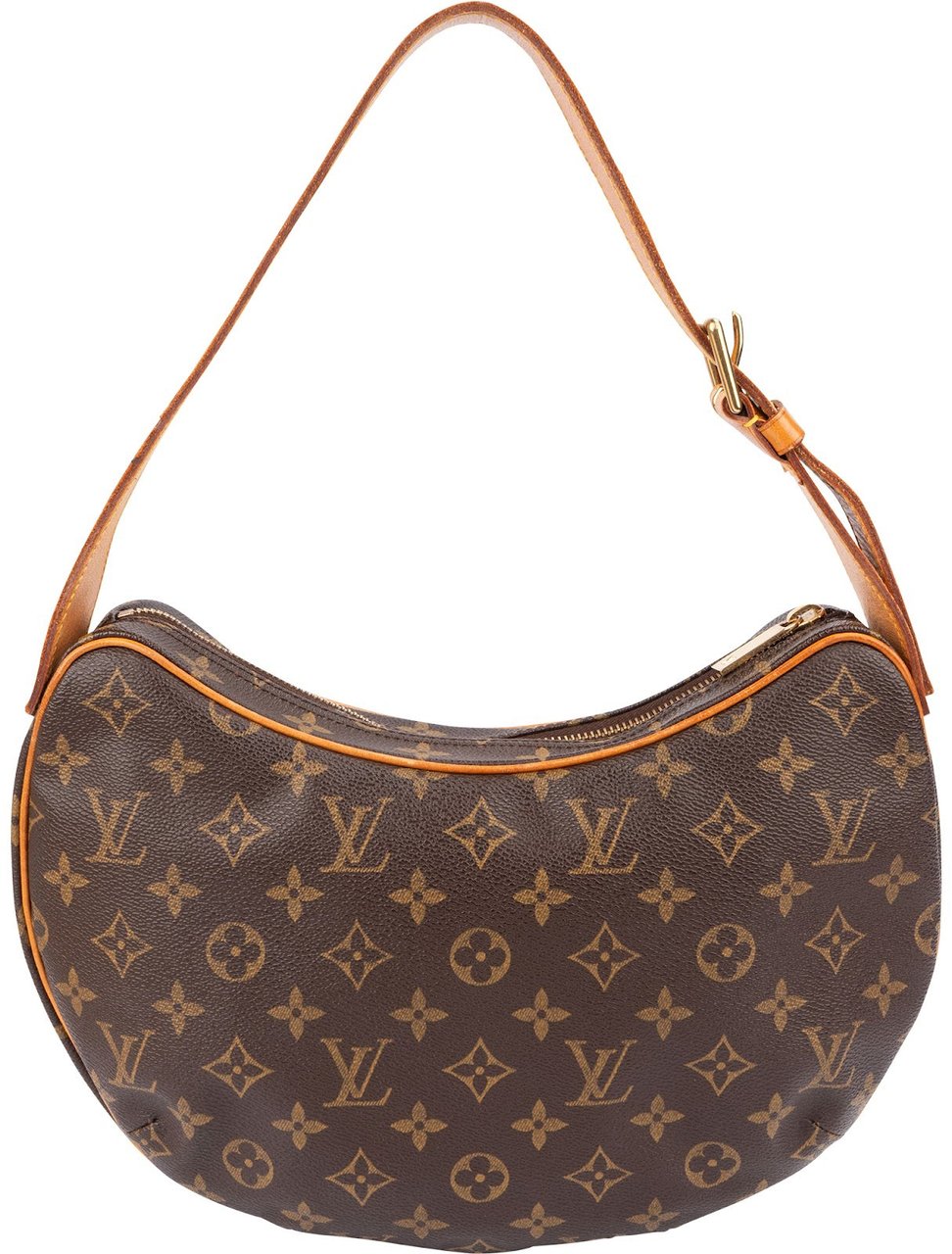 Louis Vuitton Monogram Canvas Croissant MM Shoulder Bag Bruin