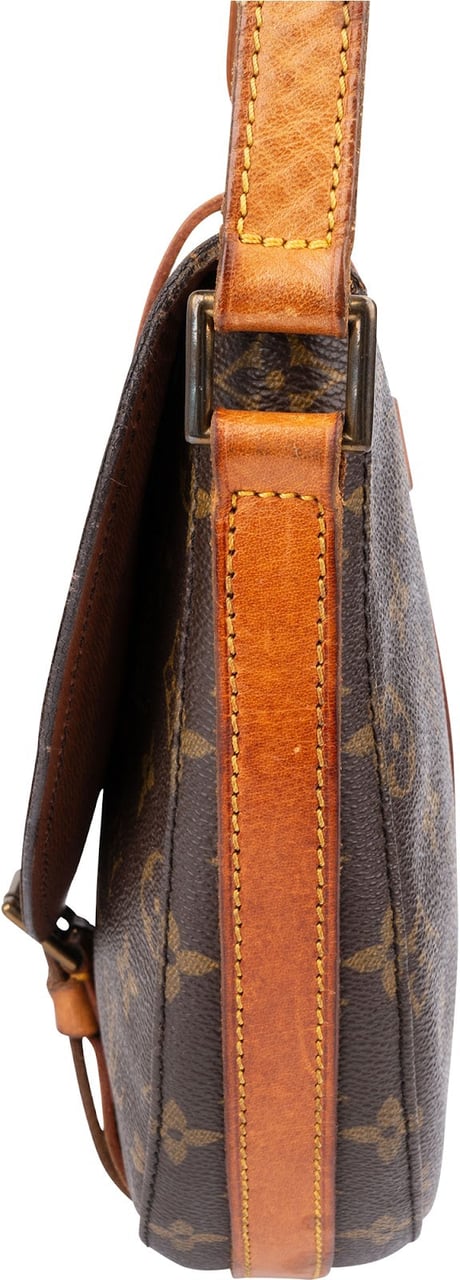 Louis Vuitton Monogram Canvas Chantilly GM Crossbody Bag Bruin