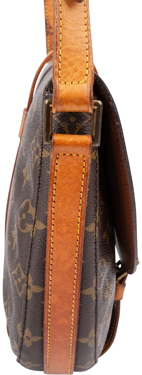 Louis Vuitton Monogram Canvas Chantilly GM Crossbody Bag Bruin