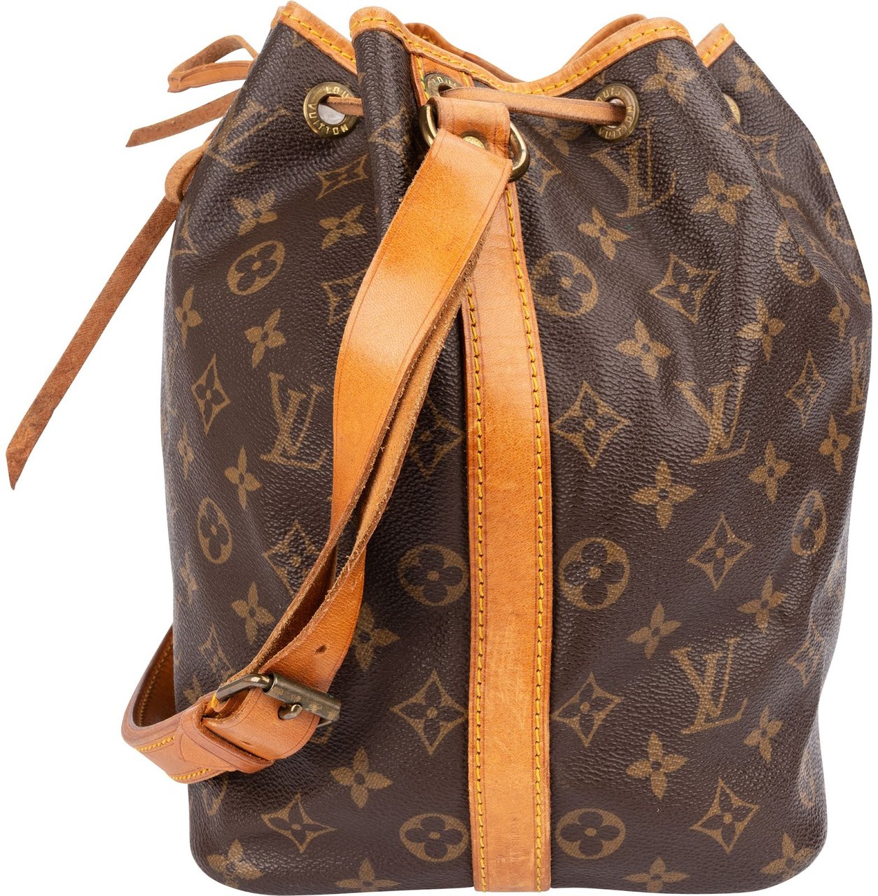 Louis Vuitton Monogram Canvas Sac Noé Petit Shoulder Bag Bruin