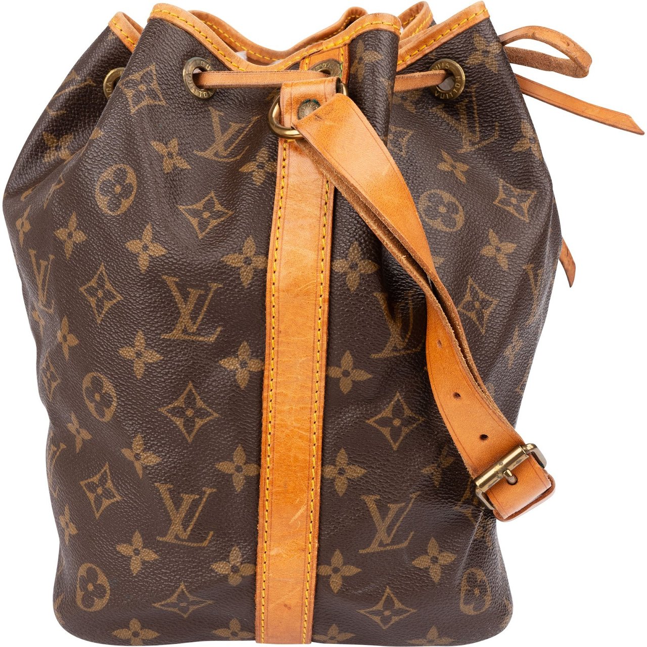 Louis Vuitton Monogram Canvas Sac Noé Petit Shoulder Bag Bruin