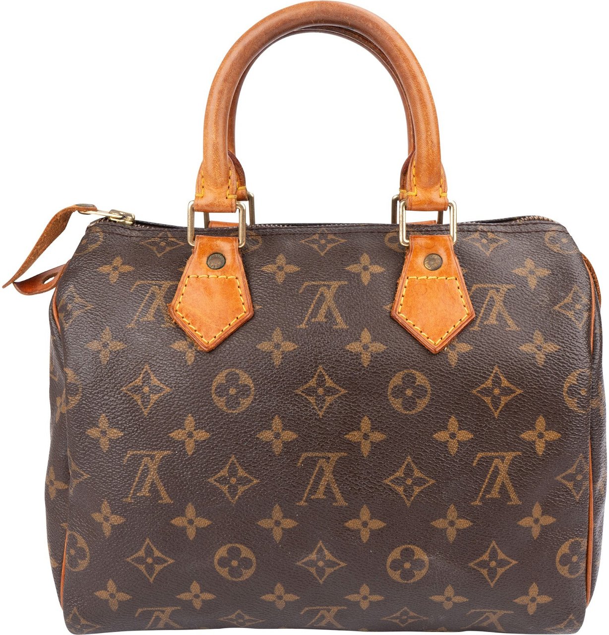 Louis Vuitton Monogram Canvas Speedy 25 Handbag Bruin