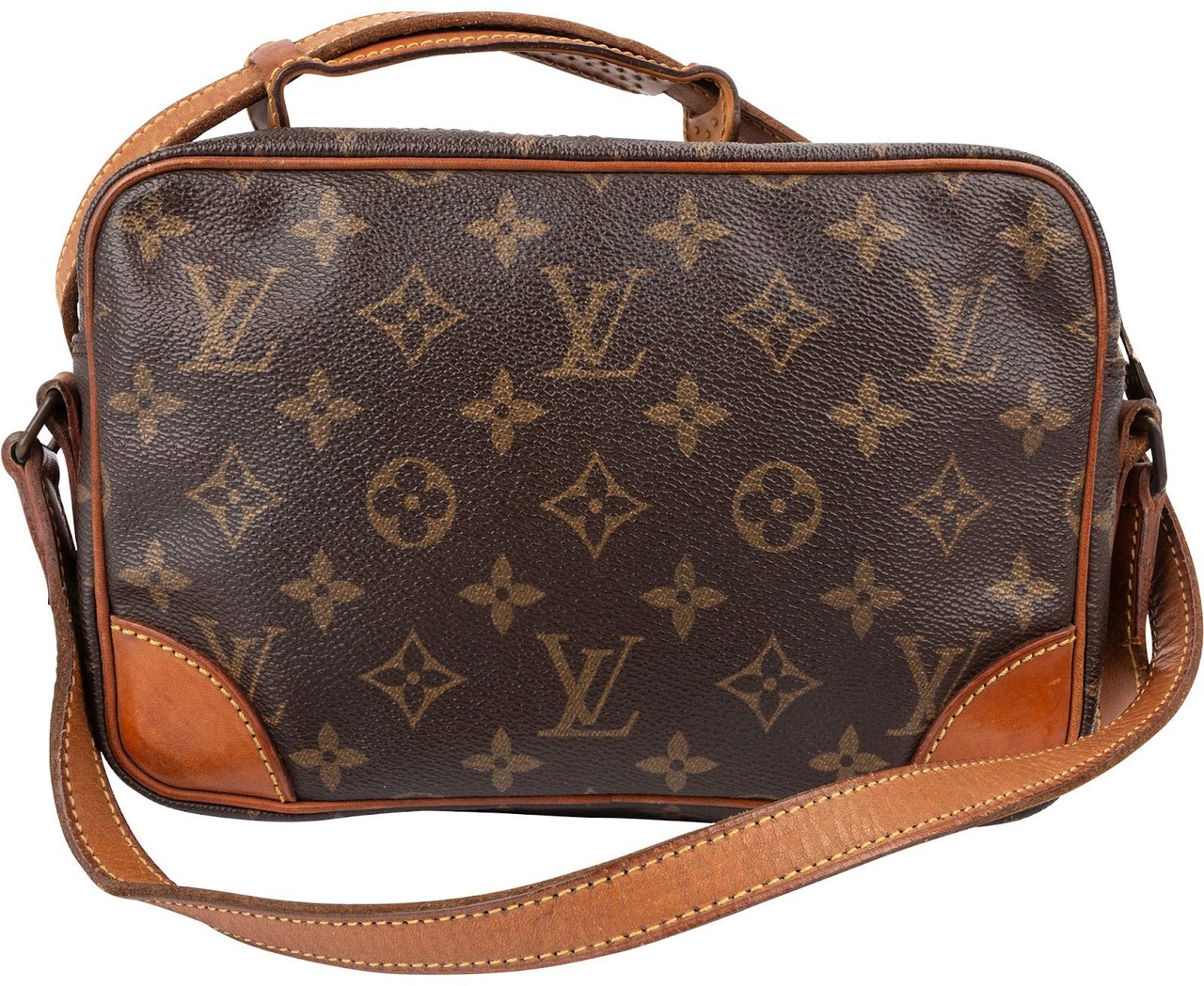 Louis Vuitton Monogram Canvas Trocadero 23 Crossbody Bag Bruin