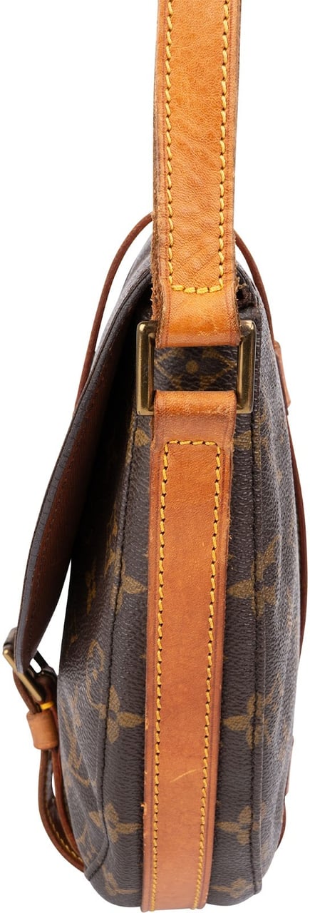 Louis Vuitton Monogram Canvas Chantilly GM Crossbody Bag Bruin