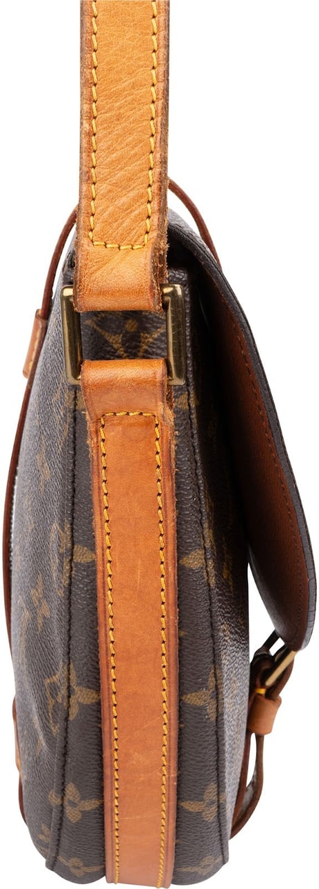 Louis Vuitton Monogram Canvas Chantilly GM Crossbody Bag Bruin