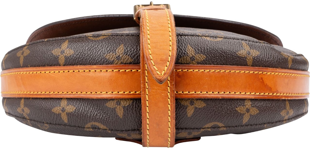 Louis Vuitton Monogram Canvas Chantilly GM Crossbody Bag Bruin