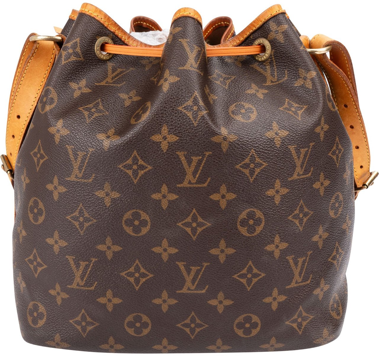 Louis Vuitton Monogram Canvas Sac Noé Petit Shoulder Bag Bruin