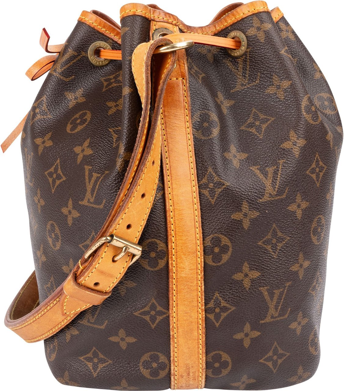 Louis Vuitton Monogram Canvas Sac Noé Petit Shoulder Bag Bruin