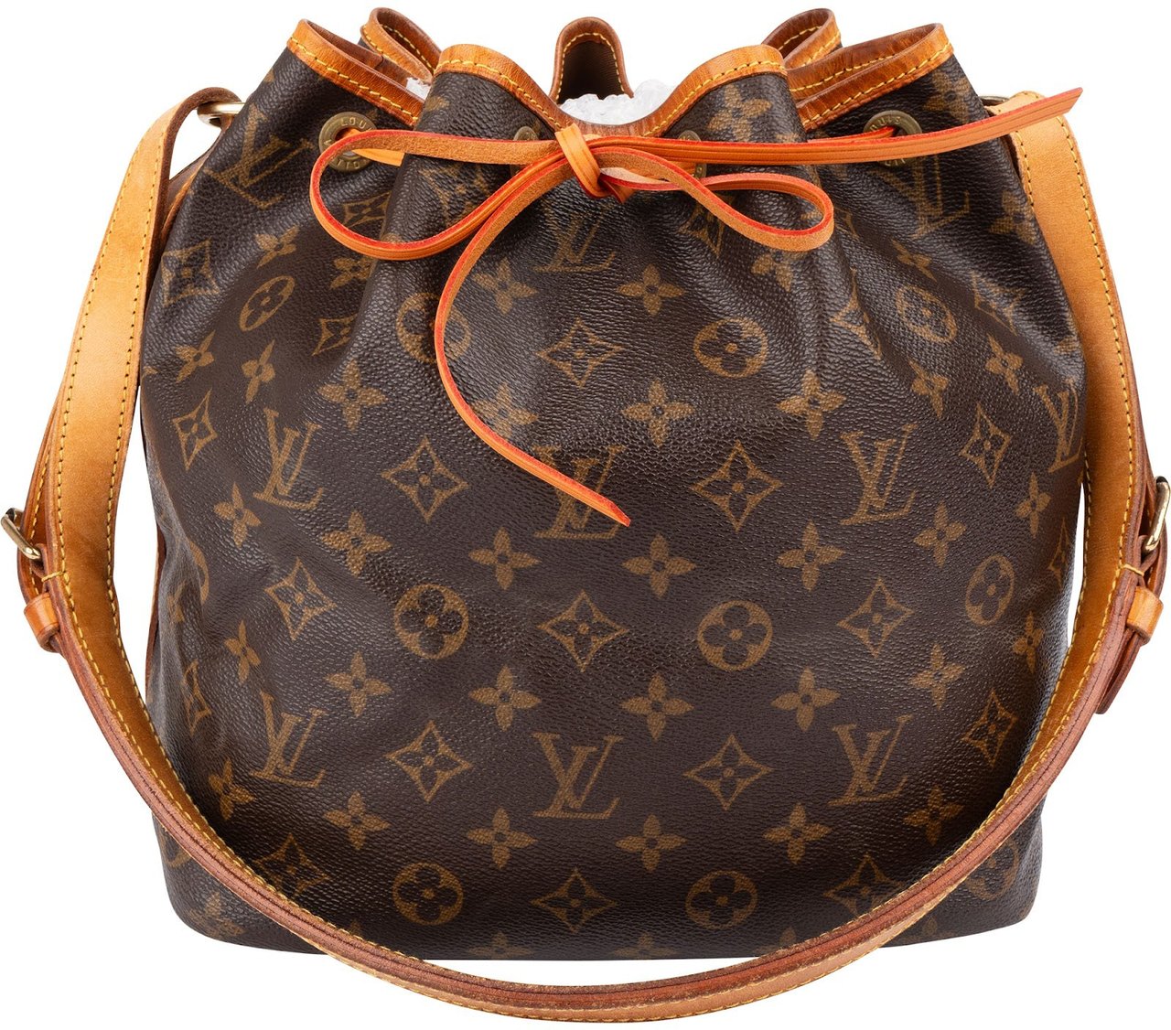 Louis Vuitton Monogram Canvas Sac Noé Petit Shoulder Bag Bruin