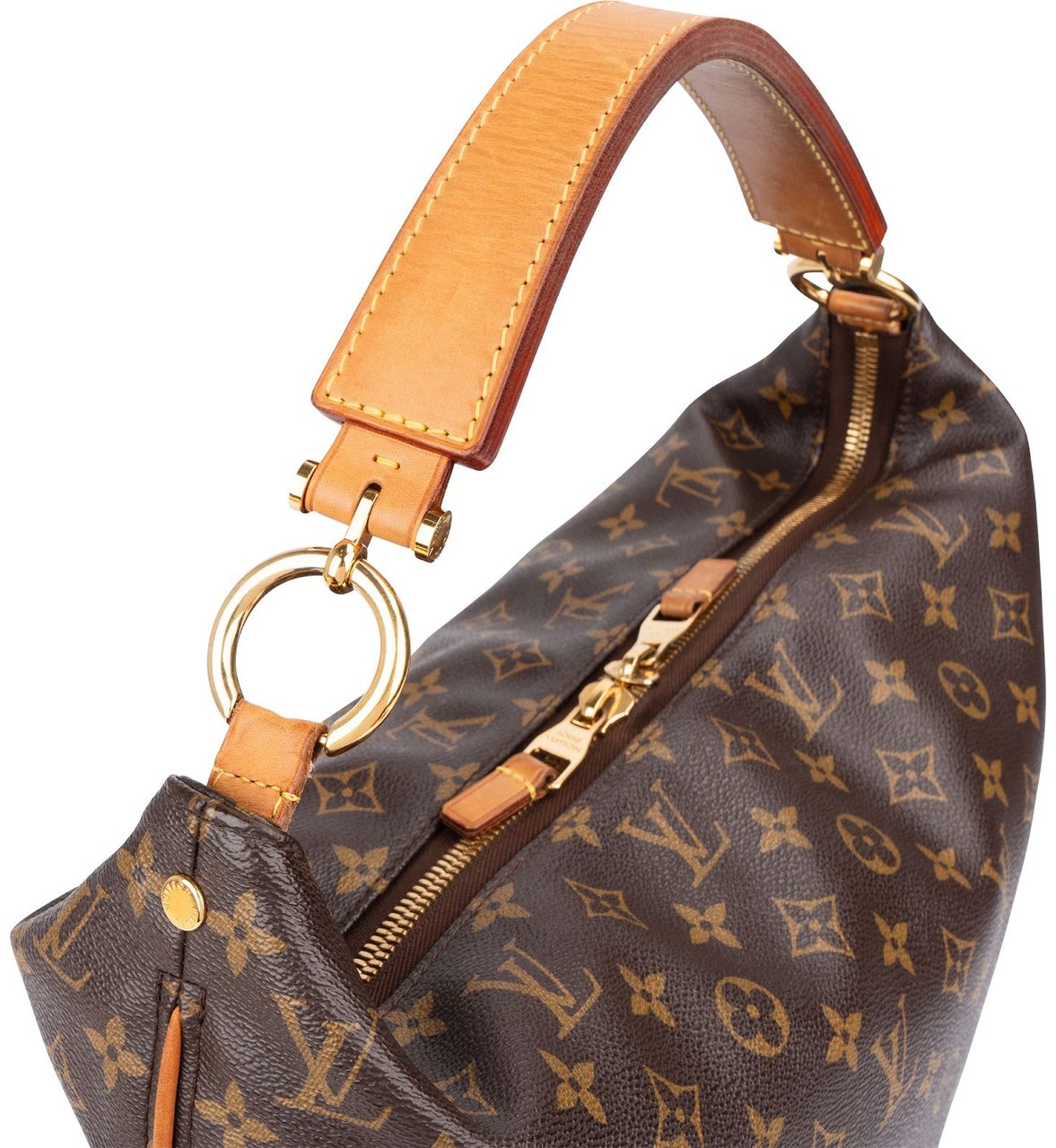 Louis Vuitton Monogram Canvas Sully MM Shoulder Bag Bruin