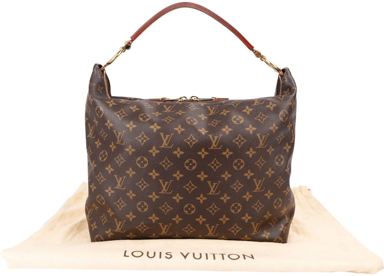 Louis Vuitton Monogram Canvas Sully MM Shoulder Bag Bruin